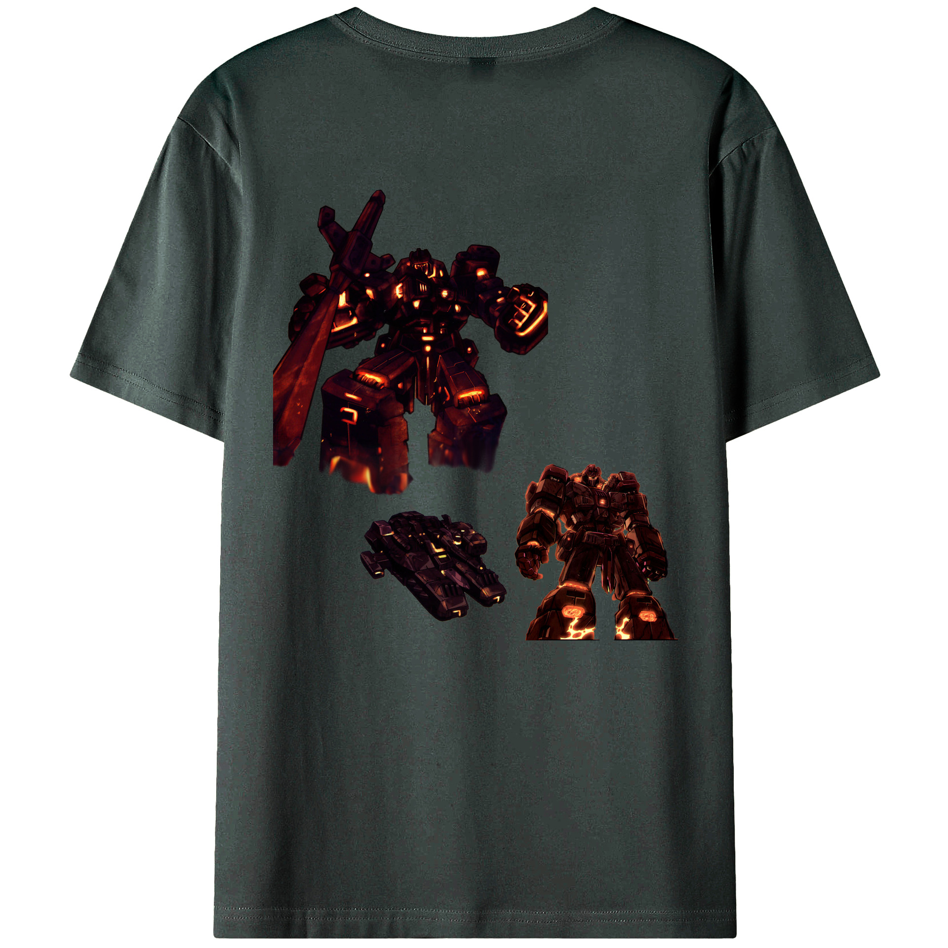 （画像用）  綿100％ メンズ半袖Tシャツ（バックプリント） 通気性